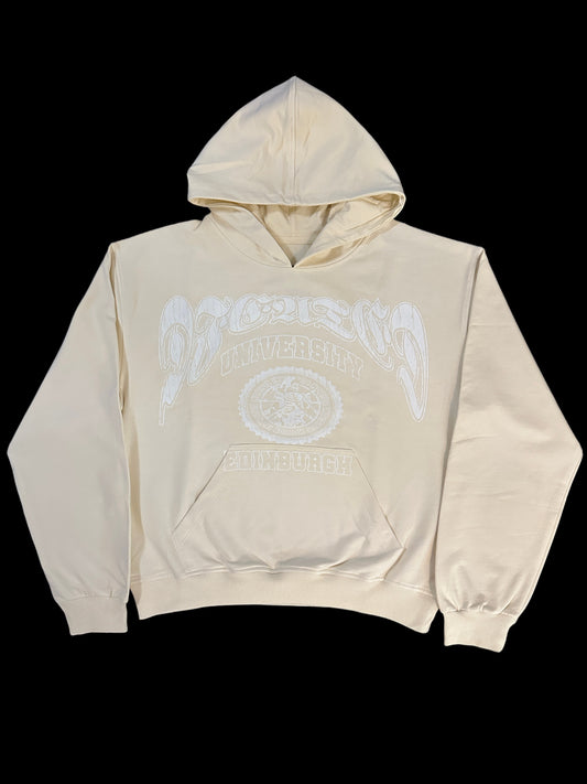 Creme “University” Hoodie