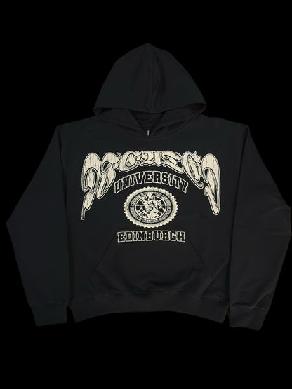 Black “University” Hoodie